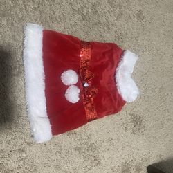 Dog Christmas Dress- Size M