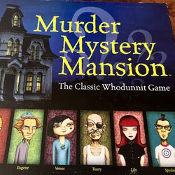 Complete Murder Mystery Mansion Whodunnit Board Game