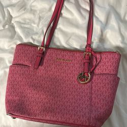Pink Michael Kors Tote