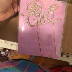 Cake Topper It’s A Girl