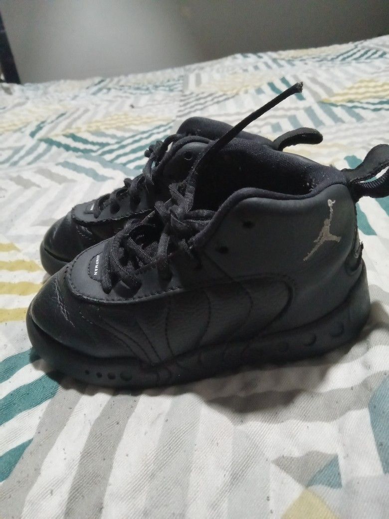 Black Jordan Shoes Toddler Size 7