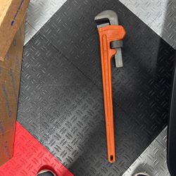 Ridgid 24” Restored Pipe Wrench