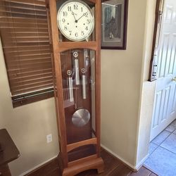 Sligh Grandfather Clock, Modern Styling