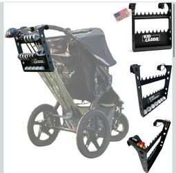 Golf Stroller Attachment - Easy Setup, Universal Fit, Golf Club Holder for Strollers, Introduces Kids to Golf, Encourages Early Golf Skills, Perfect G