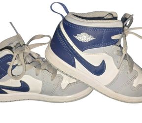 Toddler Jordan 1 Blue/Grey – Size 10