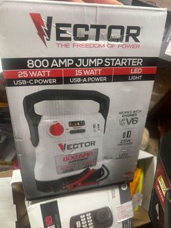VECTOR 800 Amp Jump Starter with USB Power.  