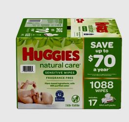 Huggies wipes 1088 count