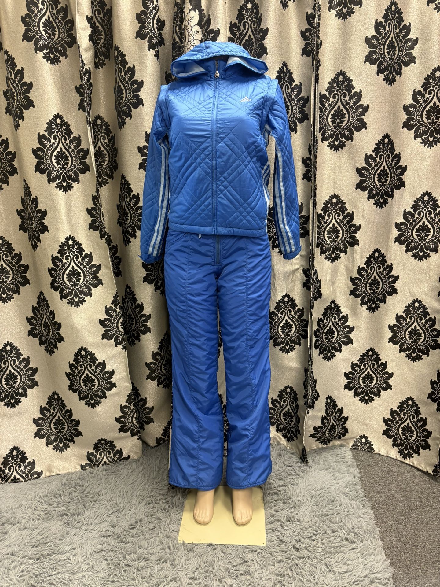 Blue Adidas Winter Xs/small 2 Piece Set