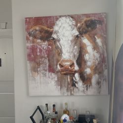 39x39 Cow Painting 