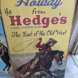 Wood Sign. Cowboy 50.00 4 Foot Tall 3 Foot Wide