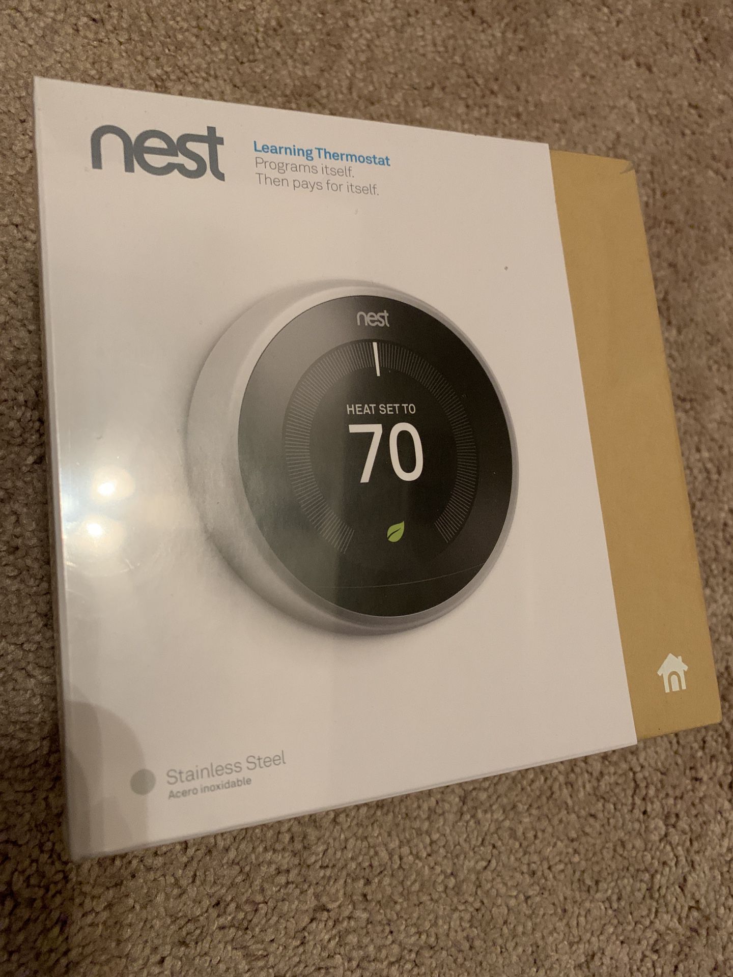 Nest Learning Thermostat Stainless Steel