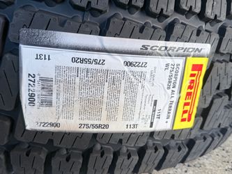 4 New Scorpion All Terrain Tires – 275/55R20 113T – 2026