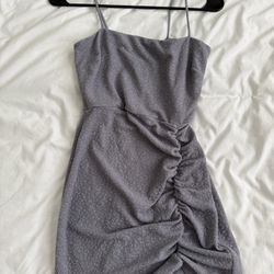 windsor sliver glitter mini dress( Medium) 