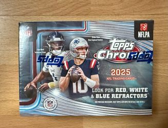 2025 Topps Chrome Football blasters