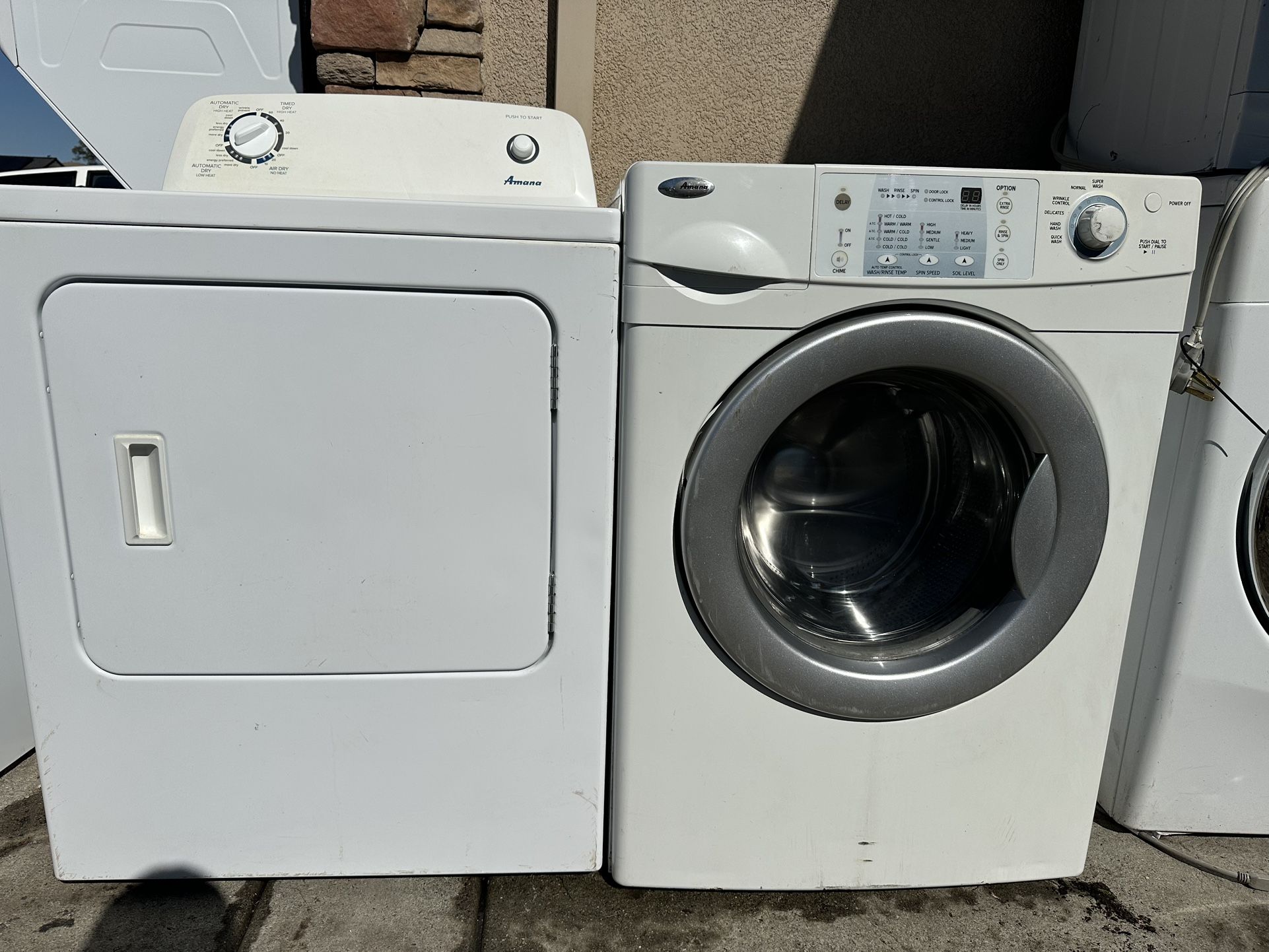 Amana Washer & Electric Dryer Set By Whirlpool