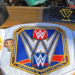 WWE Womens Championship Belt - FANNY PACK with 4 Pins Attached