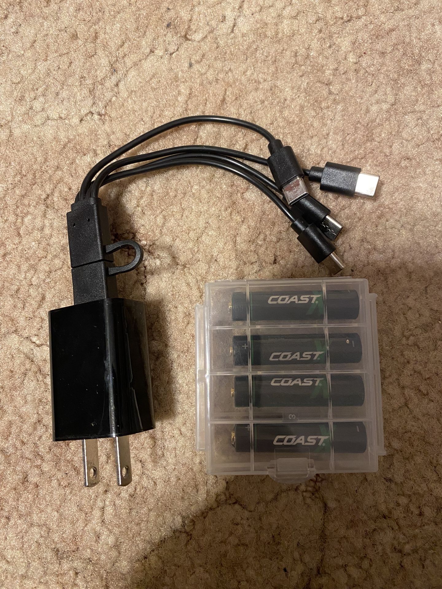 COAST Lithium Ion Rechargeable AAA Batteries