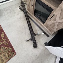 Queen mattress, box springs and bed frame 