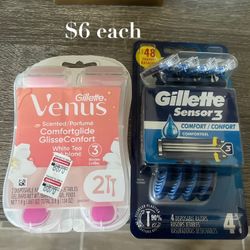 Venus And Gillette Razors 