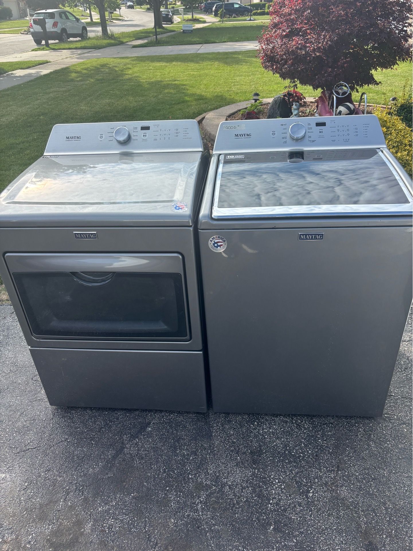Maytag washer and electric dryer set