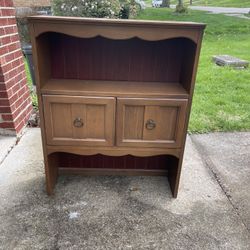 Brown Shelf Space Storage 