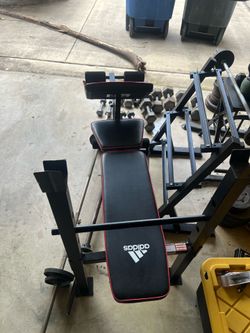 Weight bench and rack