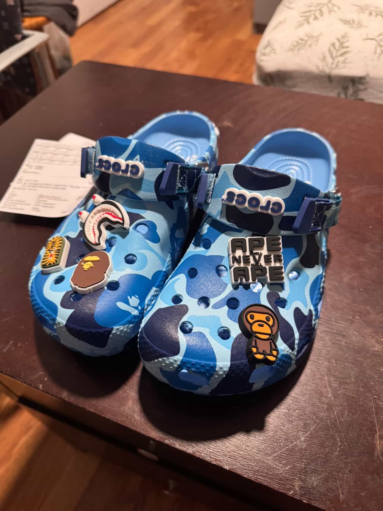 CROCS X BAPE