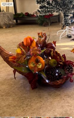 Cornucopia Thanksgiving Decoration