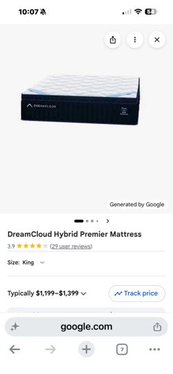King size Dreamcloud premier Hyby