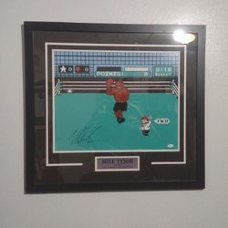 Mike Tyson "Punch Out", Signed JSA #WP420468 Autograph 