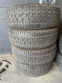 4 used BFGoodrich tires 17 in