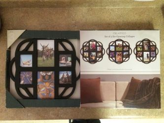 3 pack of collage style frames