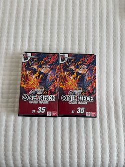 One piece starter deck 35 red/black Sabo for sale
