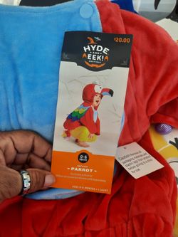 New Parrot  Costume 0to 6 Month's 