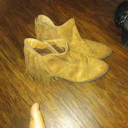 Frayed Boots Size 10