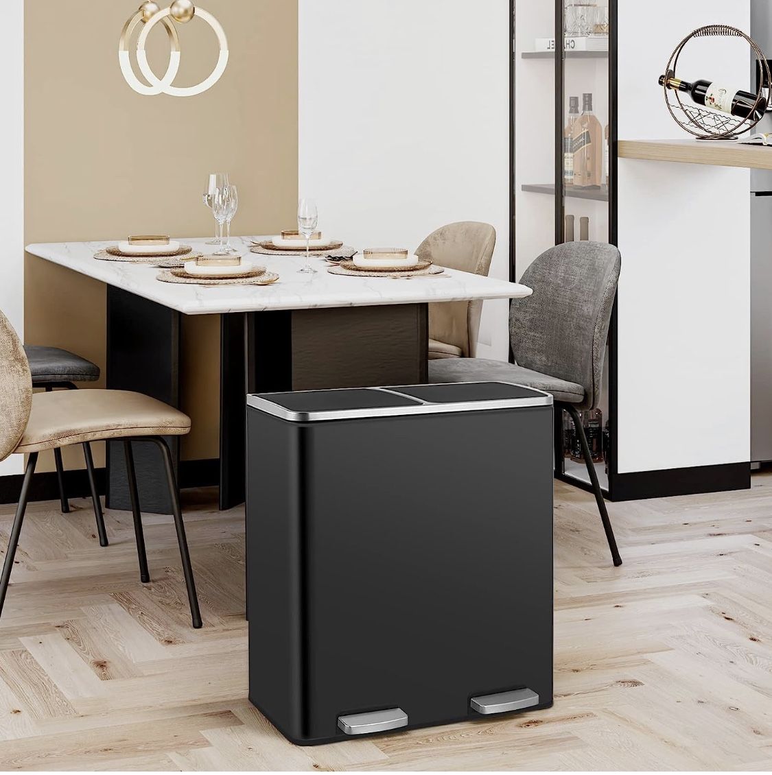 Double Trash Can