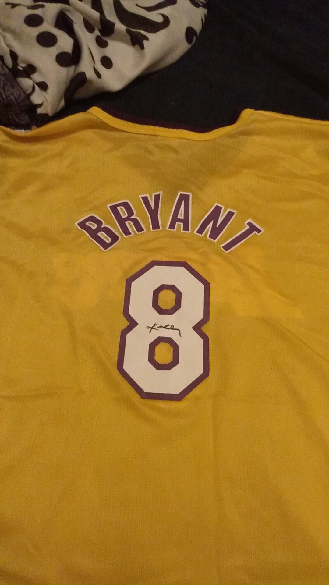 Kobe Bryant rookie jersey signed\autographed