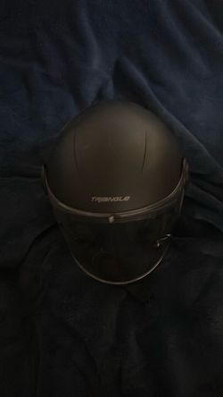 Triangle motorcycle helmet