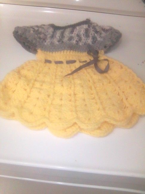 Small Girls Crocheted Dress