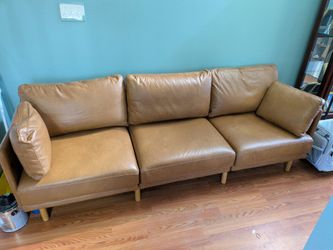 Modular Leather Couch / sectional / loveseat