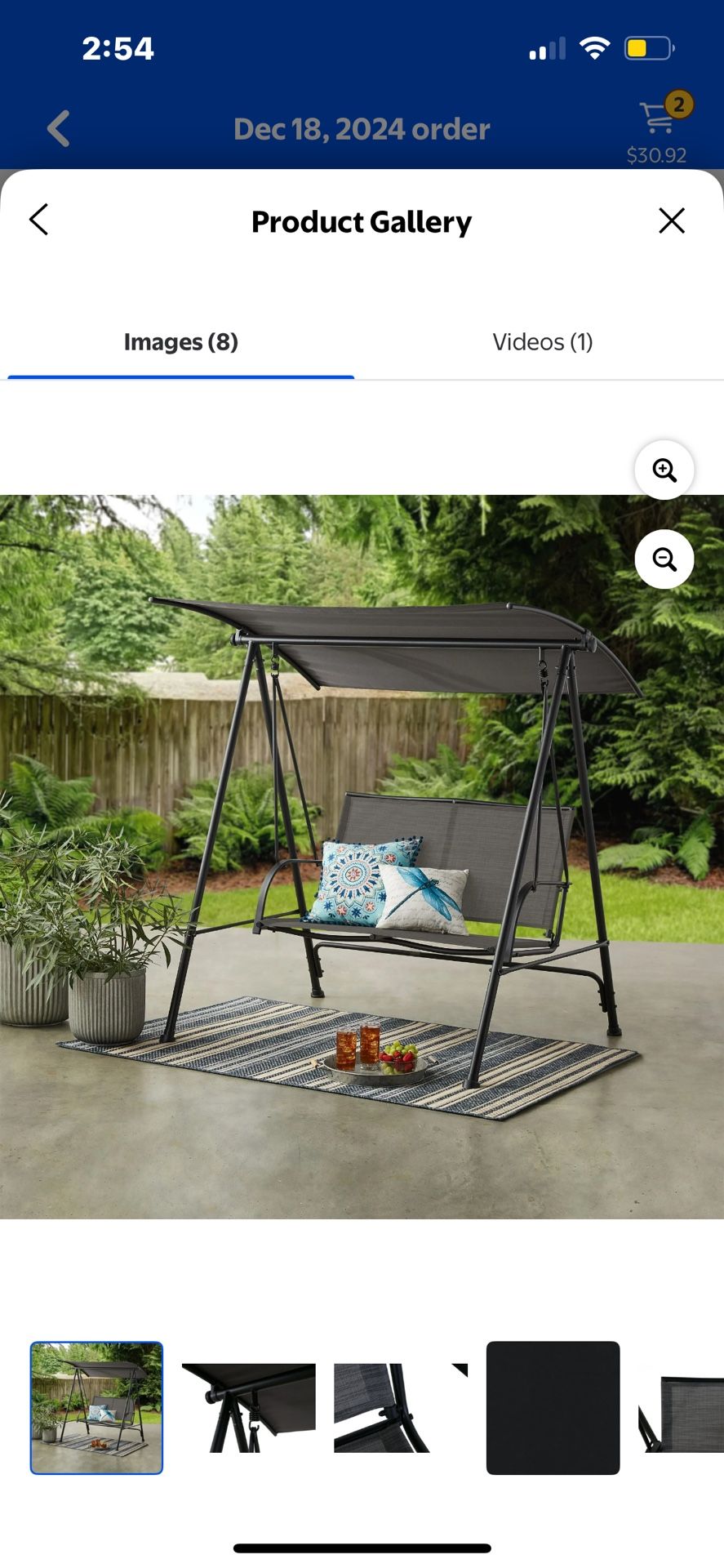 Outdoor patio Swing Patio Furniture