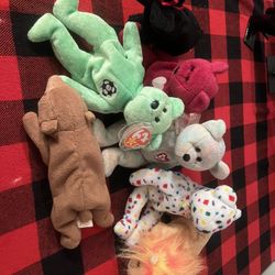Lot Of Vintage Beanie Babies 