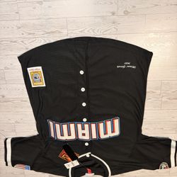 NEW SIZE MEDIUM MIAMI GIANTS NEGRO LEAGUE JERSEY 