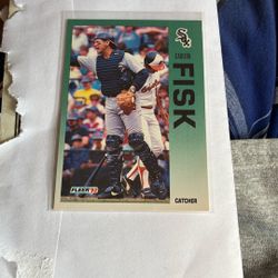 Baseball Card, Carlton Fisk
