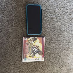 2ds xl it's beat up with omega ruby brand new