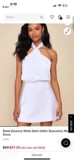 NEW Lulus Dress White