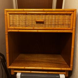 Wooden (and wick? Maybe) Bed Stand