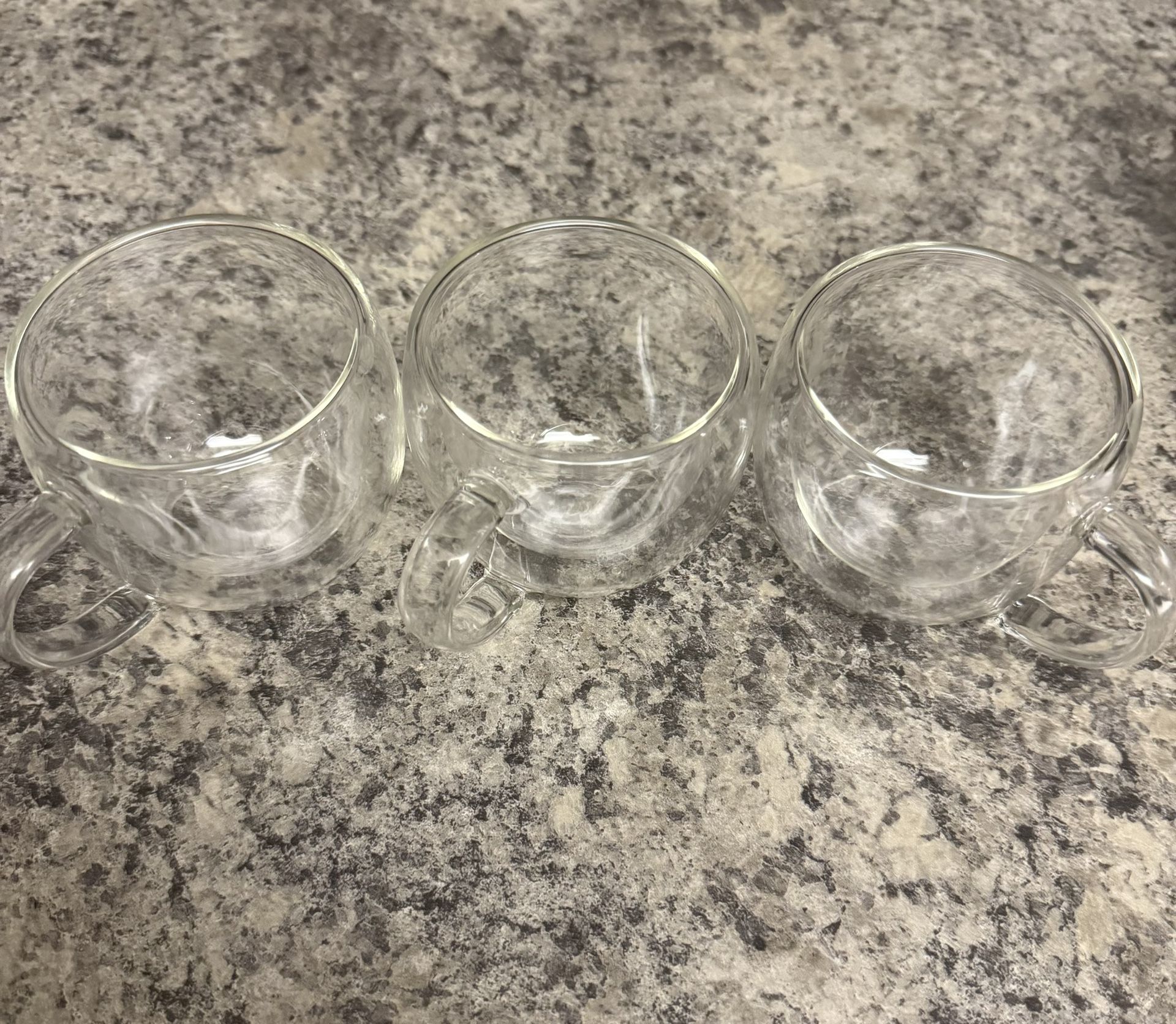 Set Of 3 Cappuccino Glasses