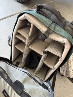 LowePro Black Green Photography Camera Back Pack