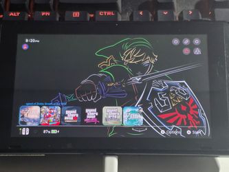 Nintendo Switch with games